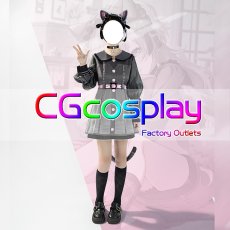 画像1: プロジェクトセカイ カラフルステージ！ feat. 初音ミク　いたずら姉妹、参上！　桃井愛莉　pretty silver tabby　コスプレ衣装 (1)