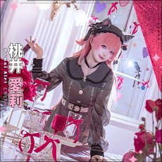 画像2: プロジェクトセカイ　カラフルステージ！　feat.　初音ミク　いたずら姉妹、参上！　桃井愛莉　pretty　silver　tabby　コスプレ衣装 (2)