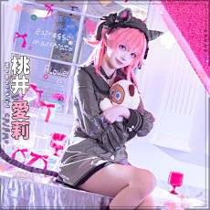 画像4: プロジェクトセカイ　カラフルステージ！　feat.　初音ミク　いたずら姉妹、参上！　桃井愛莉　pretty　silver　tabby　コスプレ衣装 (4)