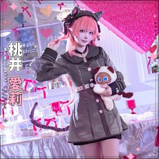 画像6: プロジェクトセカイ　カラフルステージ！　feat.　初音ミク　いたずら姉妹、参上！　桃井愛莉　pretty　silver　tabby　コスプレ衣装 (6)