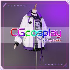 画像3: バーチャルYouTuber　VTuber　ホロライブ　紫咲シオン　新衣装　コスプレ衣装 (3)