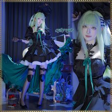 画像1: BanG Dream!（バンドリ！）　Ave Mujica　若葉睦　アークナイツ大陸版　コラボ衣装　コスプレ衣装 (1)