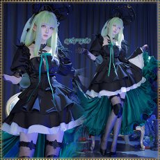 画像2: BanG Dream!（バンドリ！）　Ave Mujica　若葉睦　アークナイツ大陸版　コラボ衣装　コスプレ衣装 (2)