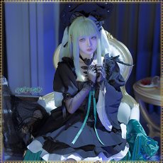 画像6: BanG Dream!（バンドリ！）　Ave Mujica　若葉睦　アークナイツ大陸版　コラボ衣装　コスプレ衣装 (6)
