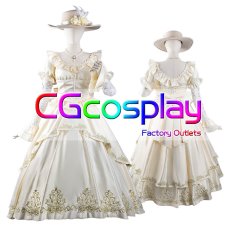 画像8: 予約発売　プロジェクトセカイ カラフルステージ！ feat. 初音ミク　願いのドレスへ　lady in flowers　草薙寧々　コスプレ衣装 (8)