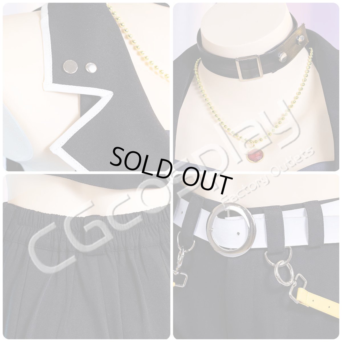 画像16: 「一部在庫」ブルーアーカイブ　奥空アヤネ（アイドル）　コスプレ衣装 (16)