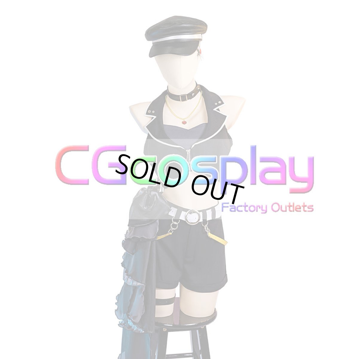 画像10: 「一部在庫」ブルーアーカイブ　奥空アヤネ（アイドル）　コスプレ衣装 (10)