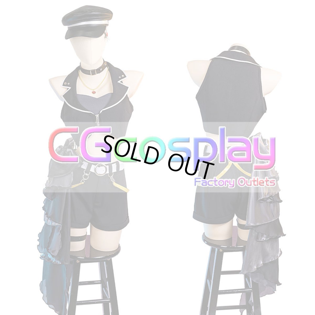 画像9: 「一部在庫」ブルーアーカイブ　奥空アヤネ（アイドル）　コスプレ衣装 (9)