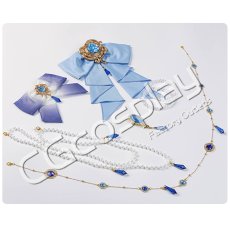 画像8: RAISE　A　SUILEN　RAS　サルビアブルーの少女　パレオ　コスプレ衣装 (8)