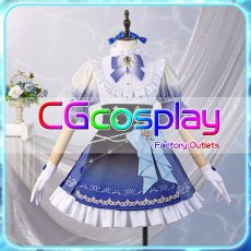 画像2: RAISE　A　SUILEN　RAS　サルビアブルーの少女　パレオ　コスプレ衣装 (2)