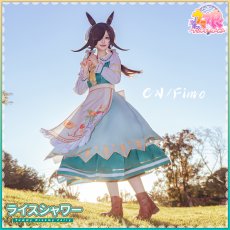画像5: 「一部在庫」ウマ娘プリティーダービー　Yummy Dreamy Fairy　ライスシャワー　コスプレ衣装 (5)
