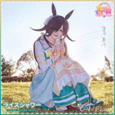 画像1: 「一部在庫」ウマ娘プリティーダービー　Yummy Dreamy Fairy　ライスシャワー　コスプレ衣装 (1)