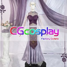 画像4: BanGDream!（バンドリ！）　Roselia　「Sei　stark」　ライブ衣装　白金燐子　コスプレ衣装 (4)