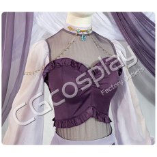 画像6: BanGDream!（バンドリ！）　Roselia　「Sei　stark」　ライブ衣装　白金燐子　コスプレ衣装 (6)