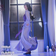 画像1: BanGDream!（バンドリ！）　Roselia　「Sei　stark」　ライブ衣装　白金燐子　コスプレ衣装 (1)