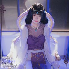 画像5: BanGDream!（バンドリ！）　Roselia　「Sei　stark」　ライブ衣装　白金燐子　コスプレ衣装 (5)