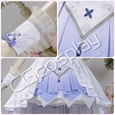画像13: 「一部在庫」BanG Dream!（バンドリ！）　Roselia　話だけでも　白金燐子　コスプレ衣装 (13)