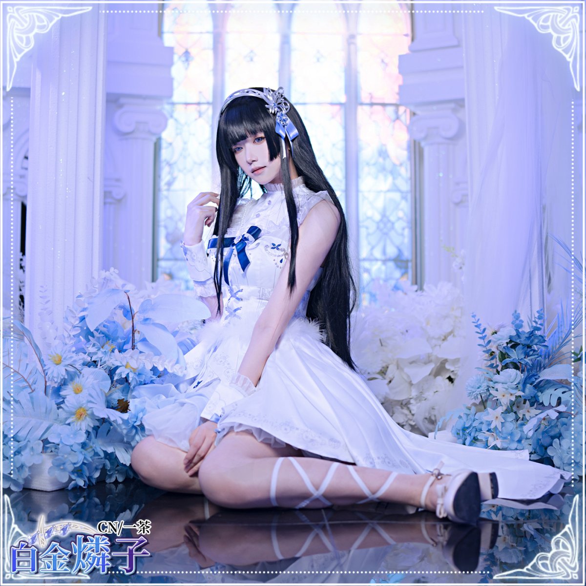 画像6: 「一部在庫」BanG Dream!（バンドリ！）　Roselia　話だけでも　白金燐子　コスプレ衣装 (6)