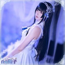 画像3: 「一部在庫」BanG Dream!（バンドリ！）　Roselia　話だけでも　白金燐子　コスプレ衣装 (3)