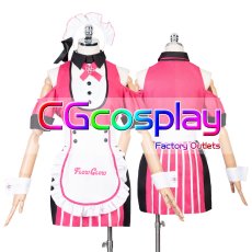 画像1: 受注生産　バーチャルYouTuber　Vtuber　FLOW GLOW×TOWER RECORDS CAFE　響咲リオナ　虎金妃笑虎　水宮枢　輪堂千速　綺々羅々ヴィヴィ　コスプレ衣装 (1)