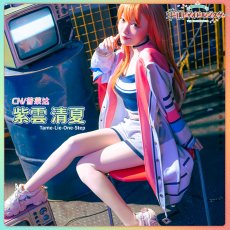 画像8: 「一部在庫」学園アイドルマスター　学マス　Tame-Lie-One-Step　紫雲清夏　コスプレ衣装 (8)