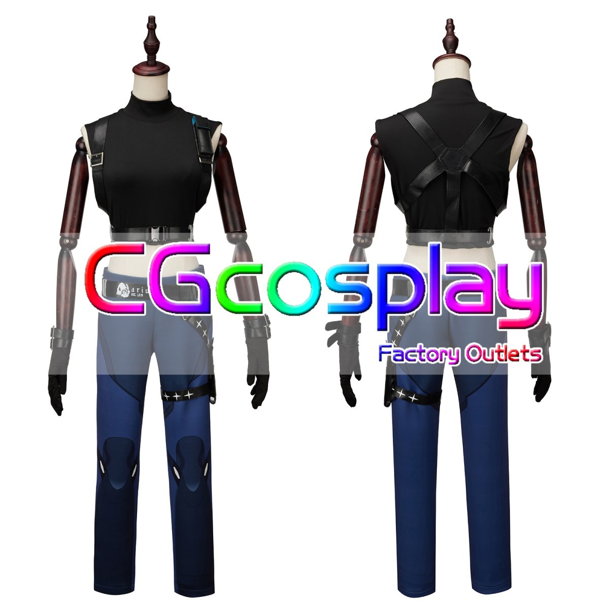 画像3: ブルーアーカイブ -Blue Archive-　アリウス分校　錠前サオリ　コスプレ衣装 (3)