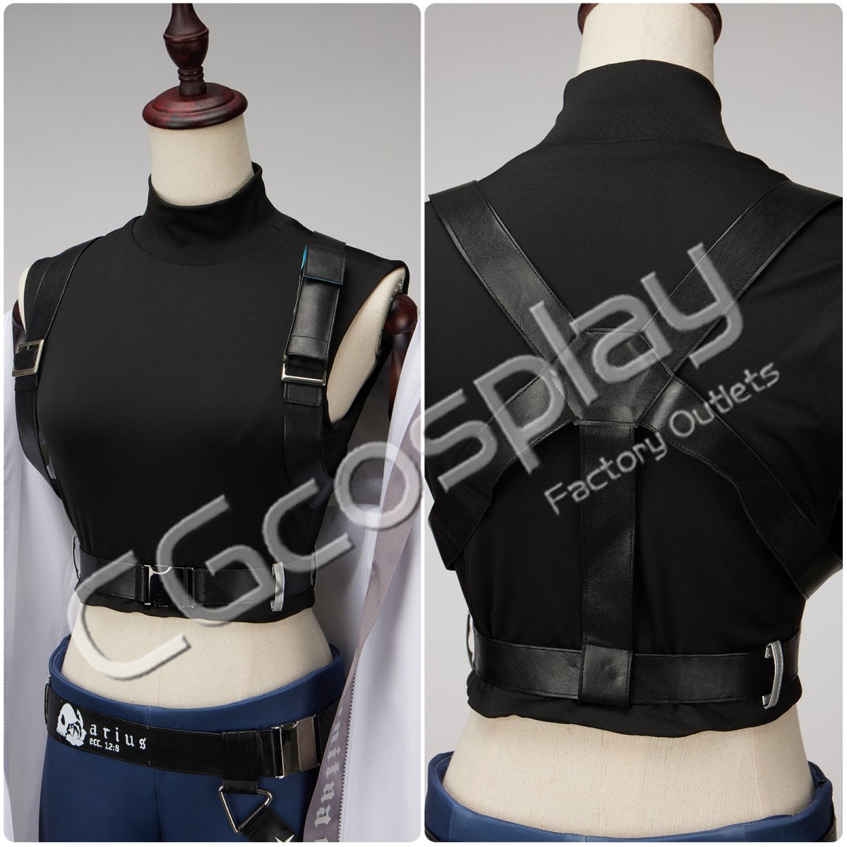 画像9: ブルーアーカイブ -Blue Archive-　アリウス分校　錠前サオリ　コスプレ衣装 (9)