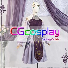 画像2: BanGDream!（バンドリ！）　Roselia　「Sei　stark」　ライブ衣装　氷川紗夜　コスプレ衣装 (2)