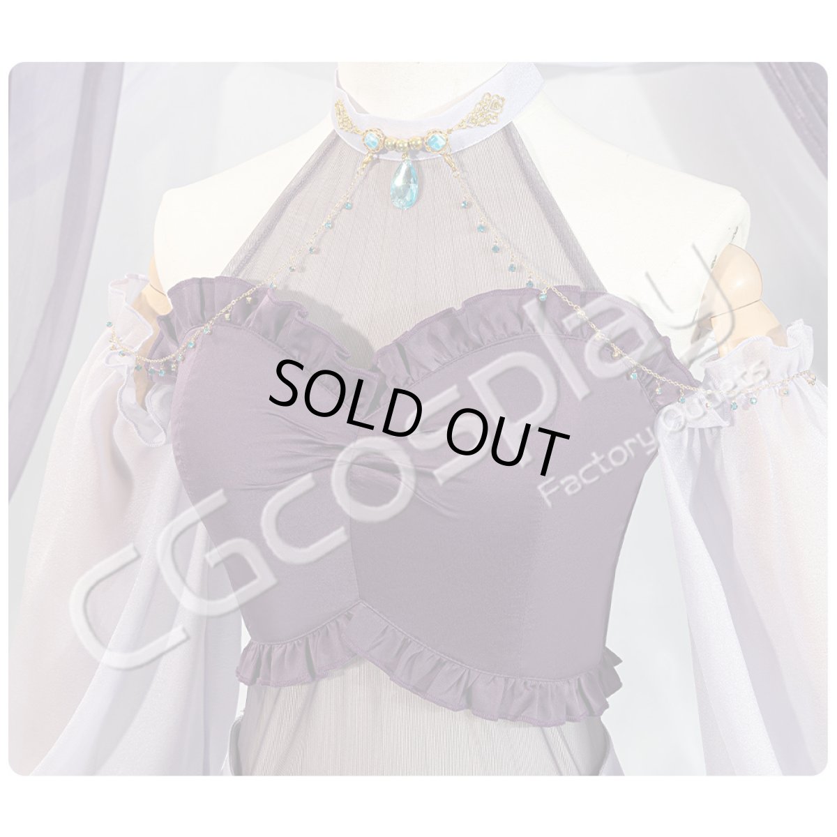 画像13: 20%off 「一部在庫」BanGDream!（バンドリ！）　Roselia　「Sei　stark」　ライブ衣装　氷川紗夜　コスプレ衣装 (13)