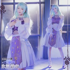 画像4: 「一部在庫」BanGDream!（バンドリ！）　Roselia　「Sei　stark」　ライブ衣装　氷川紗夜　コスプレ衣装 (4)