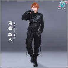 画像1: プロジェクトセカイ カラフルステージ！ feat. 初音ミク　プロセカコラボ衣装　Vivid BAD SQUAD　東雲彰人　コスプレ衣装　コスプレ靴追加可 (1)