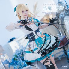 画像3: 20%off　「一部在庫」BanG Dream!（バンドリ！）　Pastel＊Palettes　守りたいからこそ　白鷺千聖　コスプレ衣装 (3)