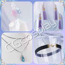 画像11: 20%off　「一部在庫」ブルーアーカイブ　ブルアカ　白洲アズサ　KACOKACO水族館コラボ　コスプレ衣装 (11)