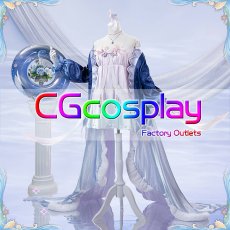 画像6: 20%off　「一部在庫」ブルーアーカイブ　ブルアカ　白洲アズサ　KACOKACO水族館コラボ　コスプレ衣装 (6)