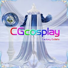 画像7: 20%off　「一部在庫」ブルーアーカイブ　ブルアカ　白洲アズサ　KACOKACO水族館コラボ　コスプレ衣装 (7)