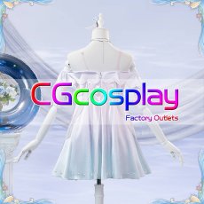 画像10: 20%off　「一部在庫」ブルーアーカイブ　ブルアカ　白洲アズサ　KACOKACO水族館コラボ　コスプレ衣装 (10)