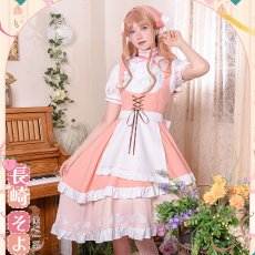 画像4: 「一部在庫」『BanG　Dream!』×　SWEETS　PARADISE　コラボ衣装　長崎そよ　コスプレ衣装 (4)