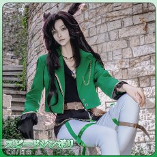 画像1: 「一部在庫」ウマ娘プリティーダービー 　ウマ娘　スピードシンボリ　コスプレ衣装 (1)