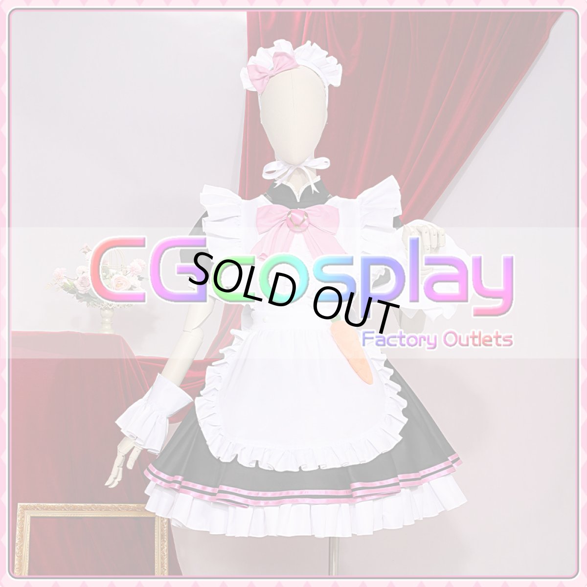 画像7: 「一部在庫」ウマ娘プリティーダービー 　ウマ娘　テイエムオペラオー　メイド服　コスプレ衣装 (7)