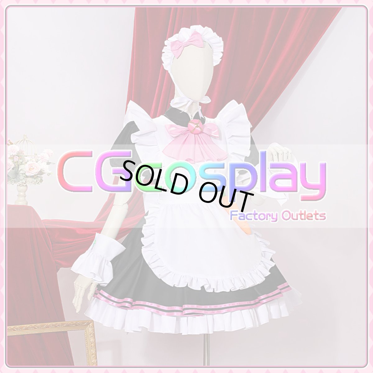 画像8: 「一部在庫」ウマ娘プリティーダービー 　ウマ娘　テイエムオペラオー　メイド服　コスプレ衣装 (8)