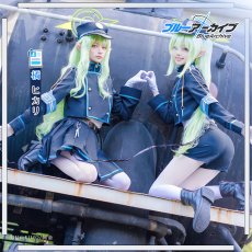 画像1: 「一部在庫」ブルーアーカイブ　ハイランダー鉄道学園　双子　橘ノゾミ　橘ヒカリ　コスプレ衣装 (1)
