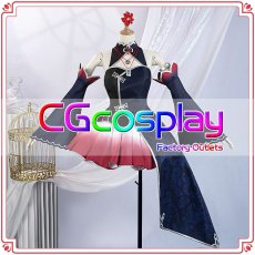 画像16: バーチャルYouTuber Vtuber HIMEHINA 「藍の華」 鈴木ヒナ 田中ヒメ ライブ衣装 コスプレ衣装 (16)