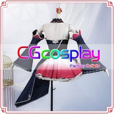 画像17: バーチャルYouTuber Vtuber HIMEHINA 「藍の華」 鈴木ヒナ 田中ヒメ ライブ衣装 コスプレ衣装 (17)