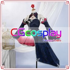 画像18: バーチャルYouTuber Vtuber HIMEHINA 「藍の華」 鈴木ヒナ 田中ヒメ ライブ衣装 コスプレ衣装 (18)