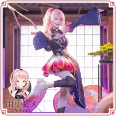 画像6: 「一部在庫」バーチャルYouTuber　Vtuber　HIMEHINA　「藍の華」　鈴木ヒナ　田中ヒメ　ライブ衣装　コスプレ衣装 (6)