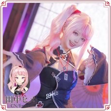 画像7: バーチャルYouTuber　Vtuber　HIMEHINA　「藍の華」　鈴木ヒナ　田中ヒメ　ライブ衣装　コスプレ衣装 (7)