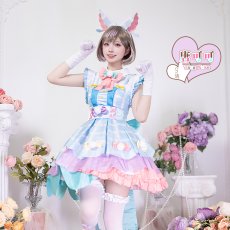 画像1: 「一部在庫」ラブライブ！スーパースター!!　Liella!　絶対的LOVER　唐可可　コスプレ衣装 (1)