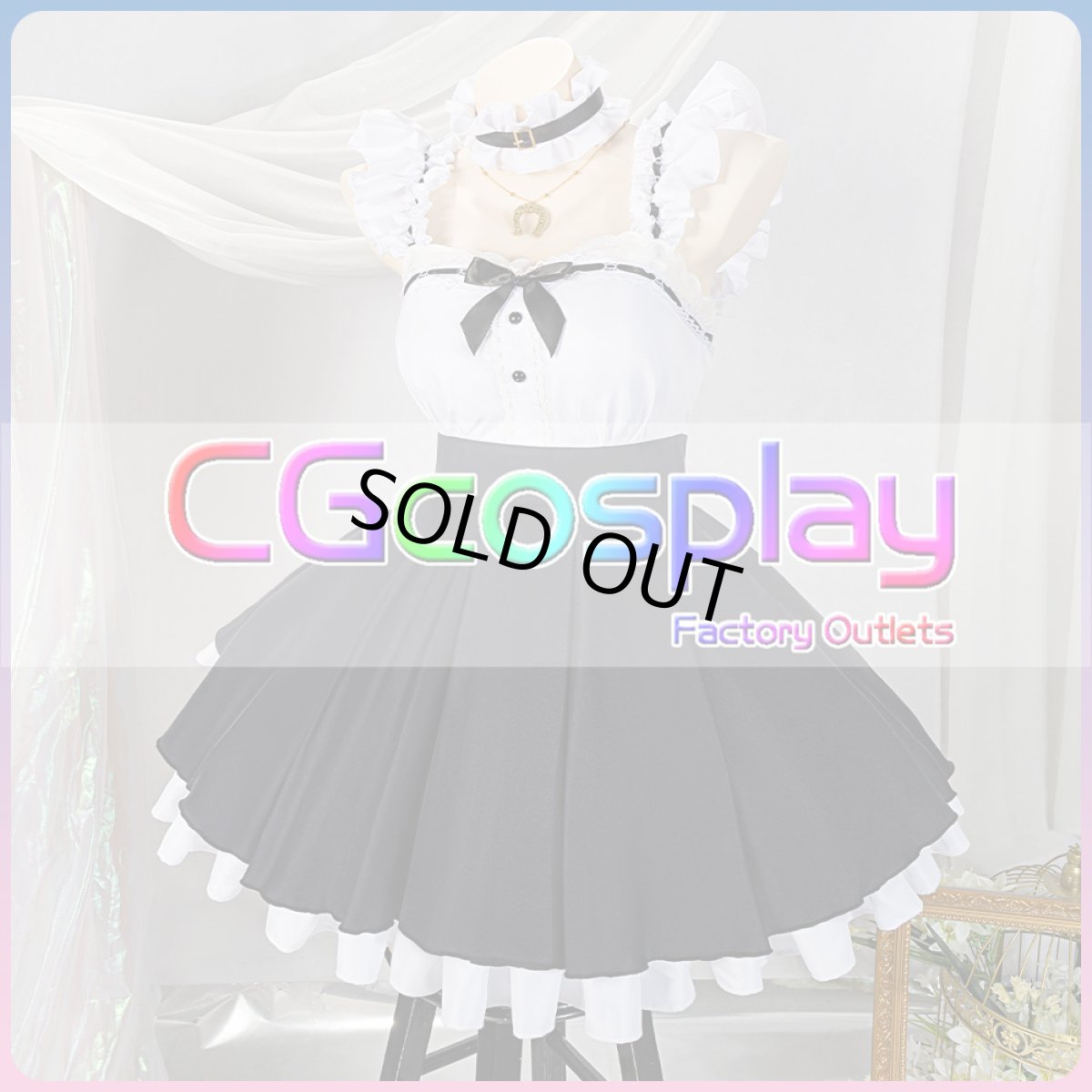 画像15: 「一部在庫」ウマ娘プリティーダービー 　ウマ娘　トウカイテイオー　メイド服　コスプレ衣装 (15)