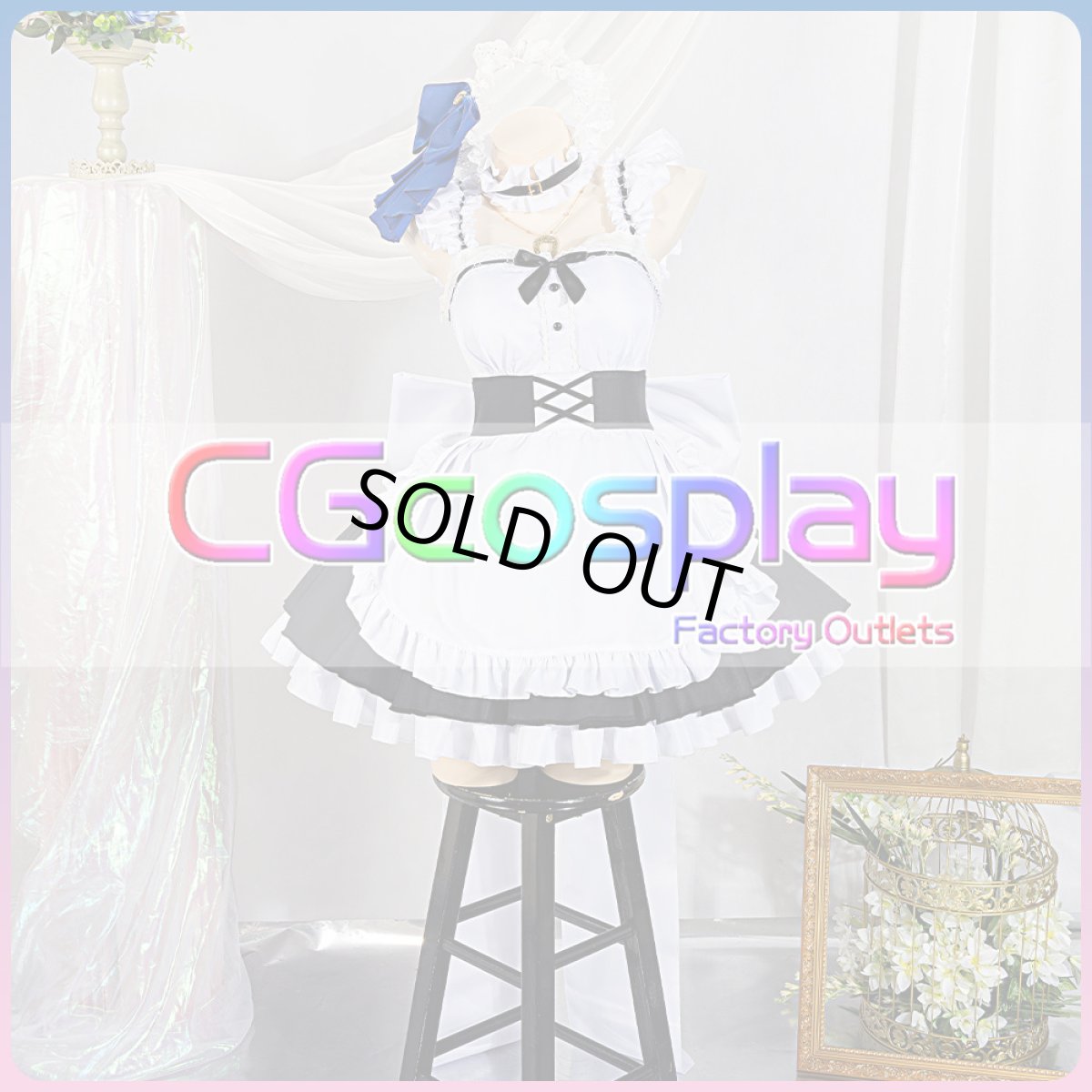 画像11: 「一部在庫」ウマ娘プリティーダービー 　ウマ娘　トウカイテイオー　メイド服　コスプレ衣装 (11)