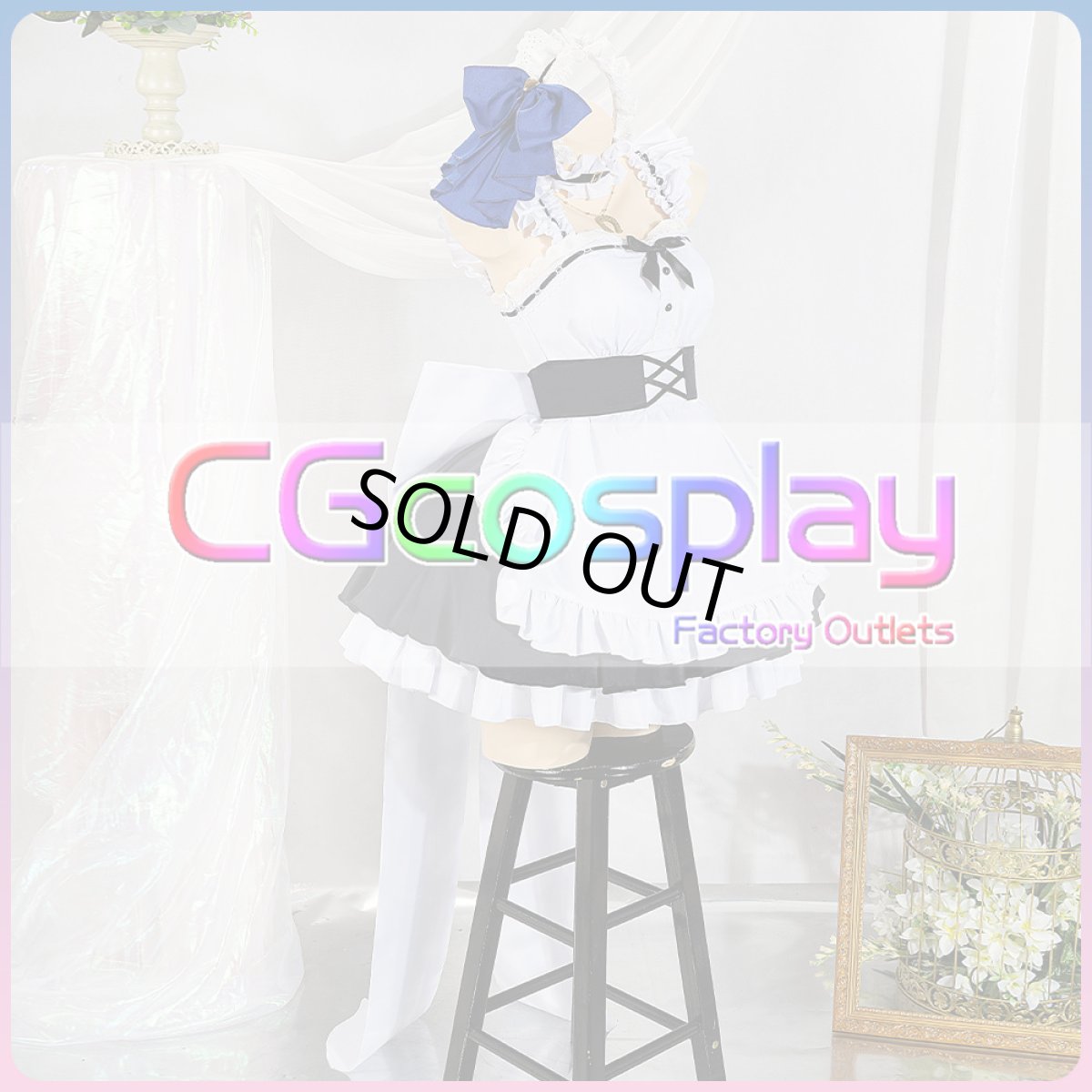 画像13: 「一部在庫」ウマ娘プリティーダービー 　ウマ娘　トウカイテイオー　メイド服　コスプレ衣装 (13)